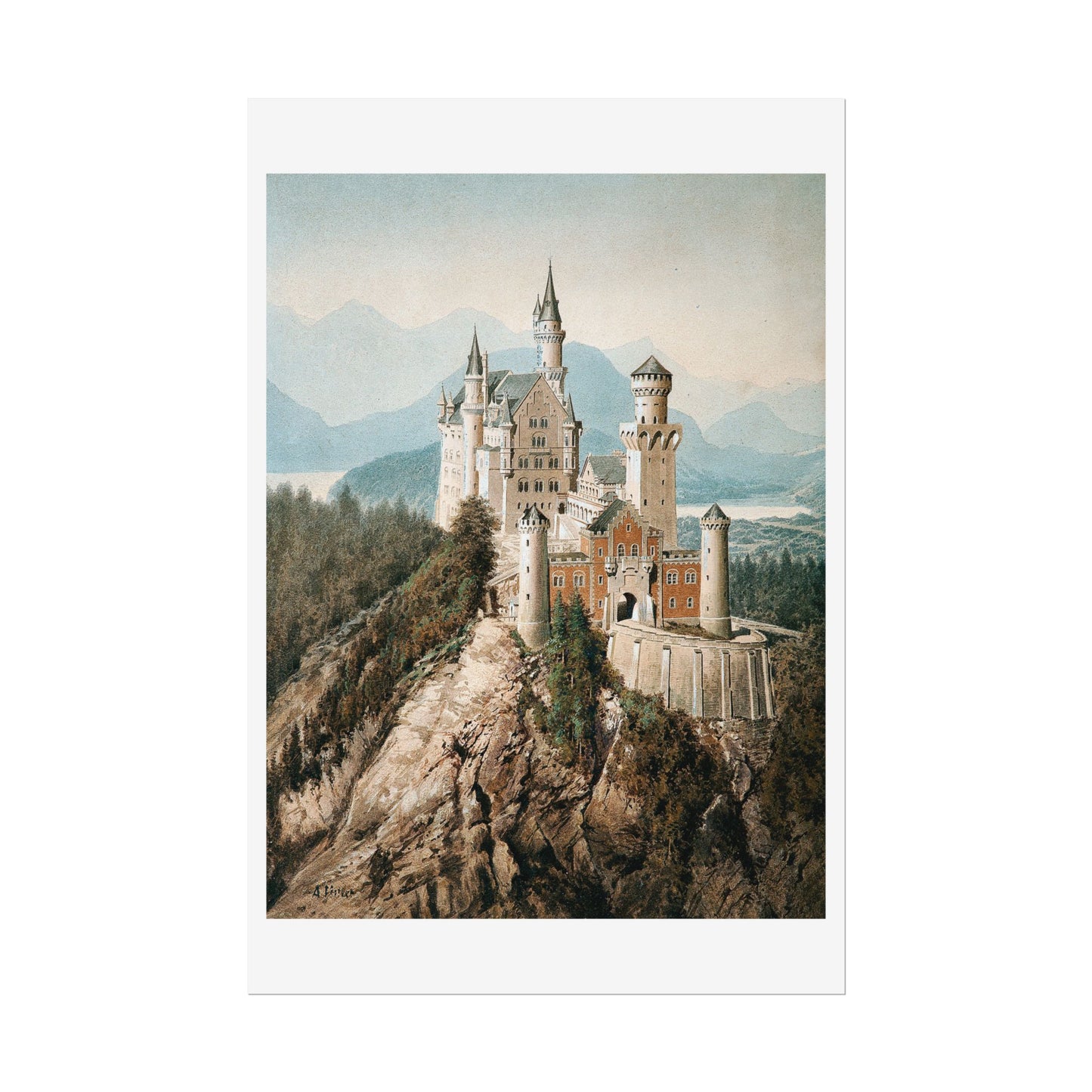 Adolf Hitler: Neuschwanstein Castle (1914)