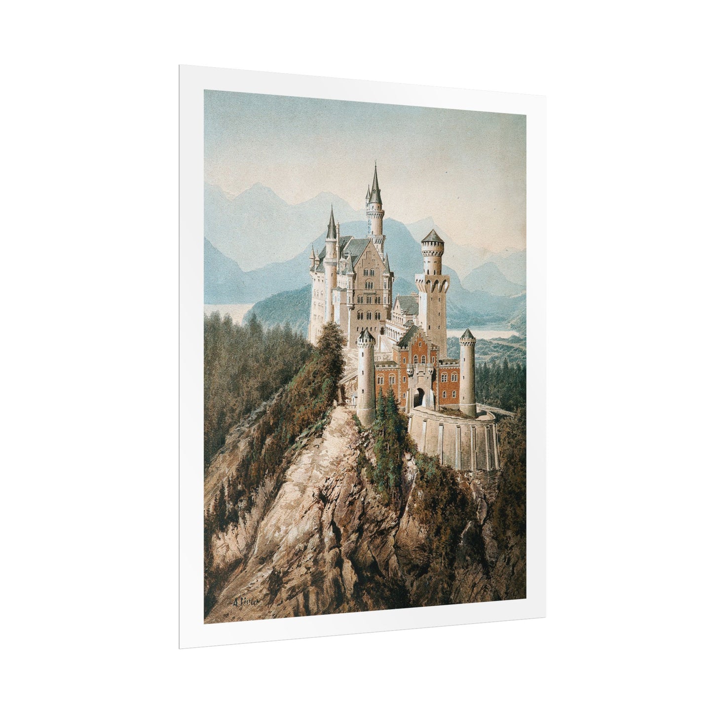 Adolf Hitler: Neuschwanstein Castle (1914)