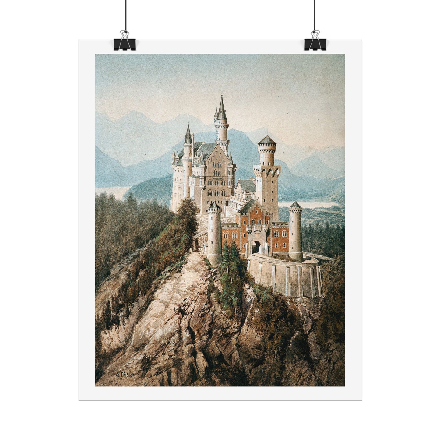 Adolf Hitler: Neuschwanstein Castle (1914)