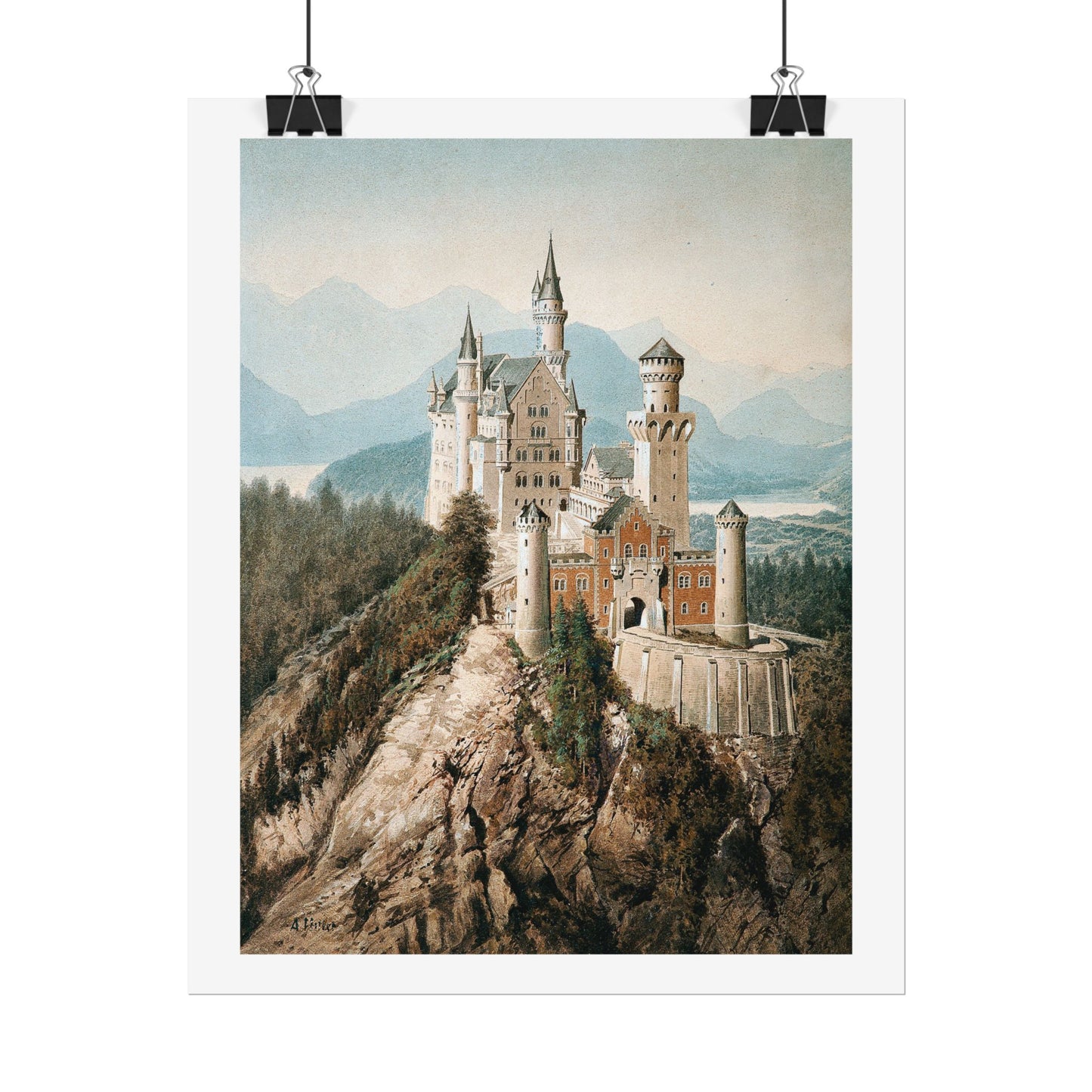 Adolf Hitler: Neuschwanstein Castle (1914)
