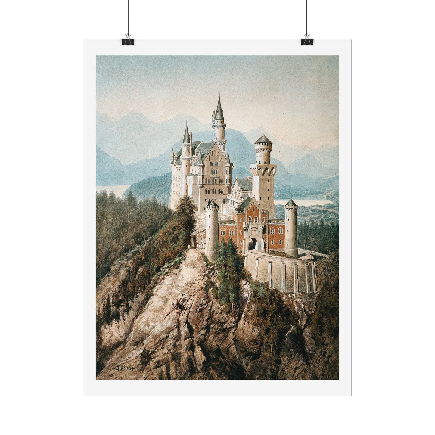 Adolf Hitler: Neuschwanstein Castle (1914)