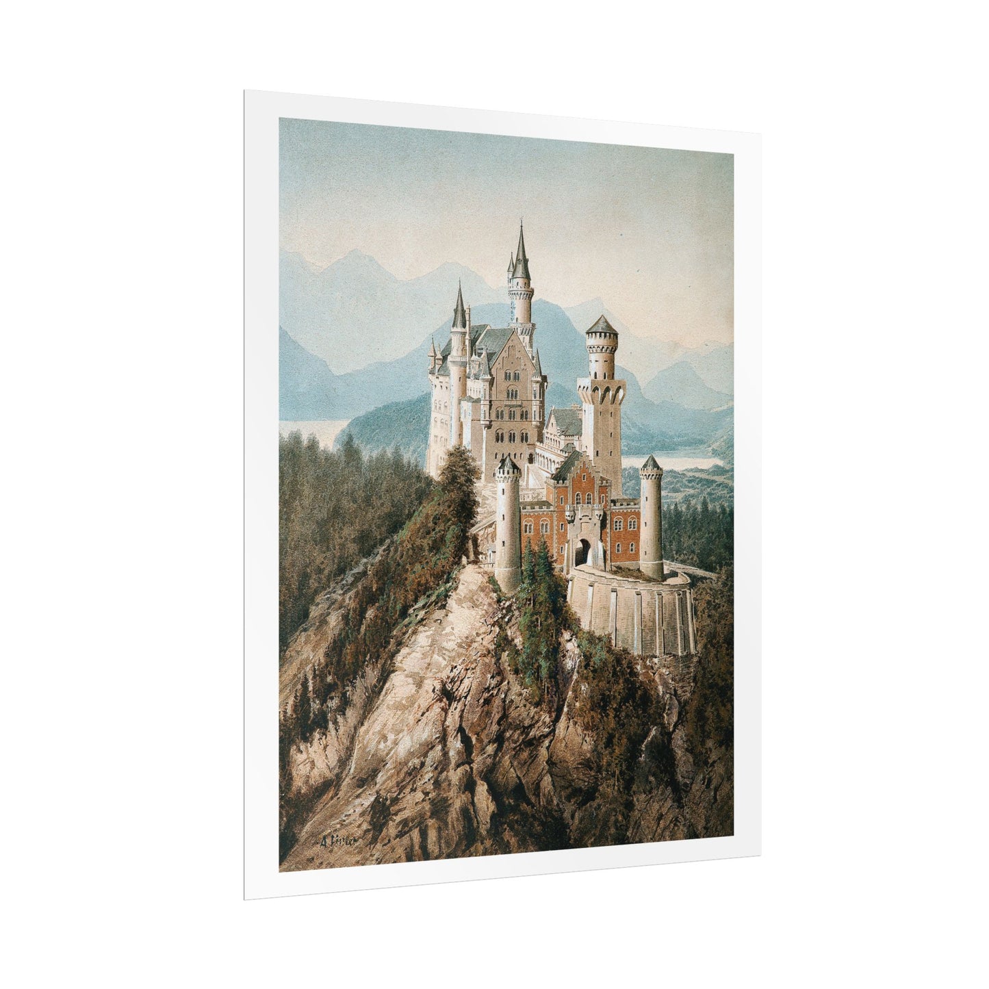 Adolf Hitler: Neuschwanstein Castle (1914)
