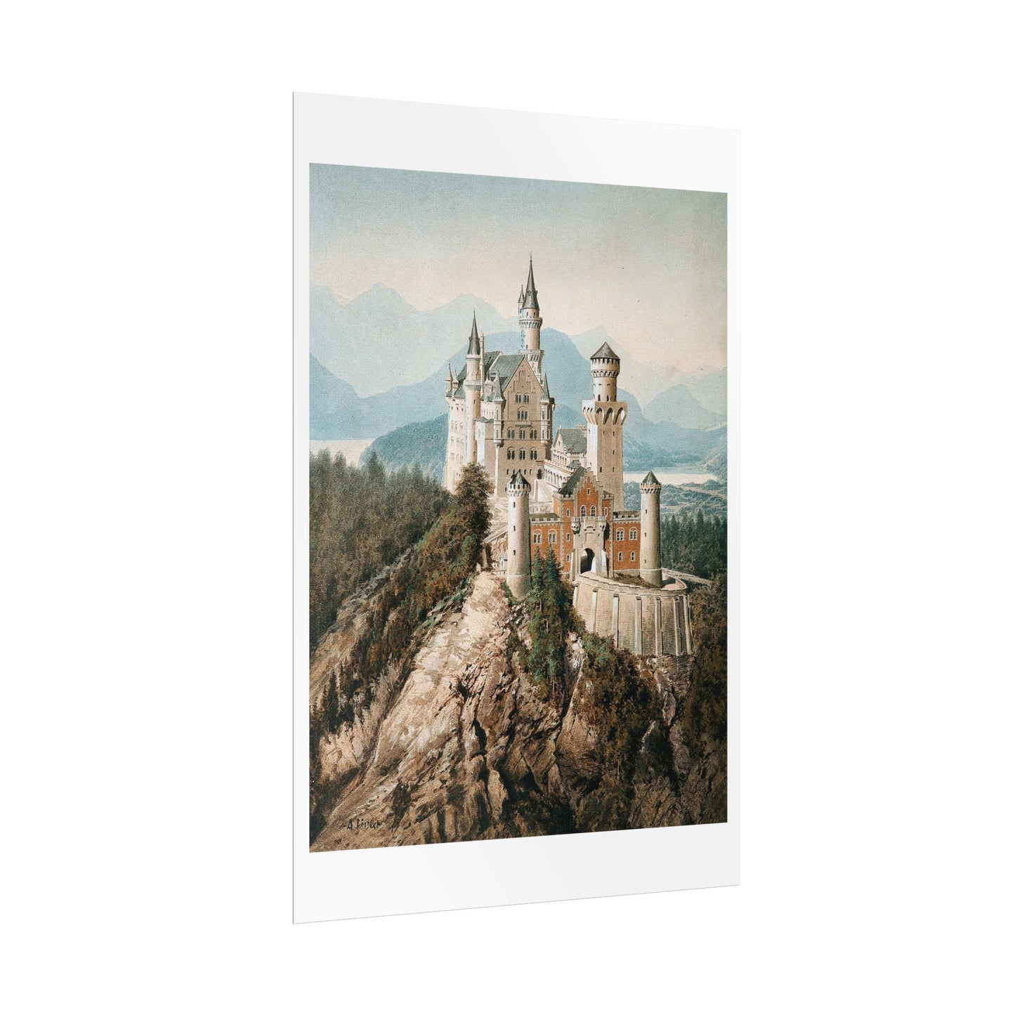 Adolf Hitler: Neuschwanstein Castle (1914)
