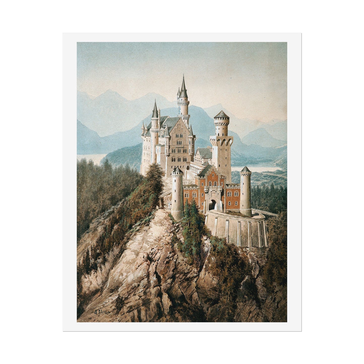 Adolf Hitler: Neuschwanstein Castle (1914)