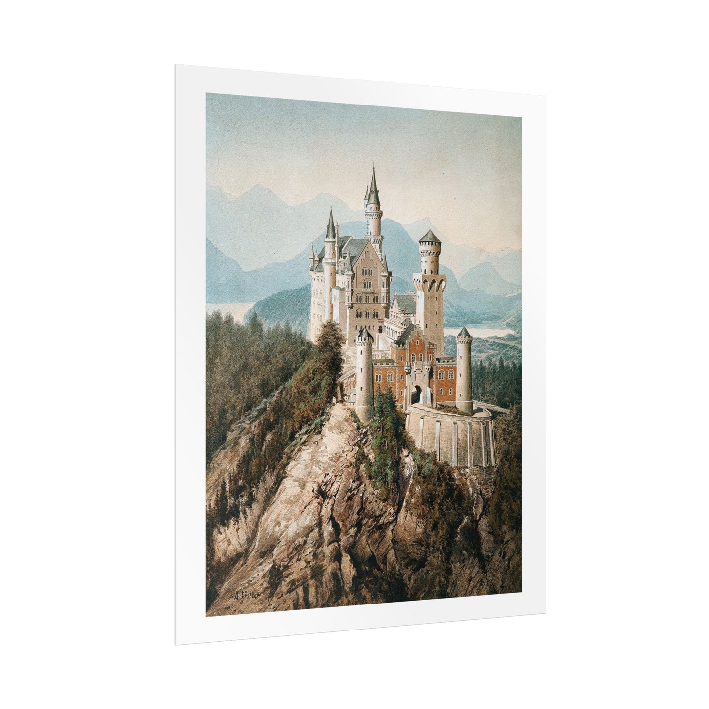 Adolf Hitler: Neuschwanstein Castle (1914)