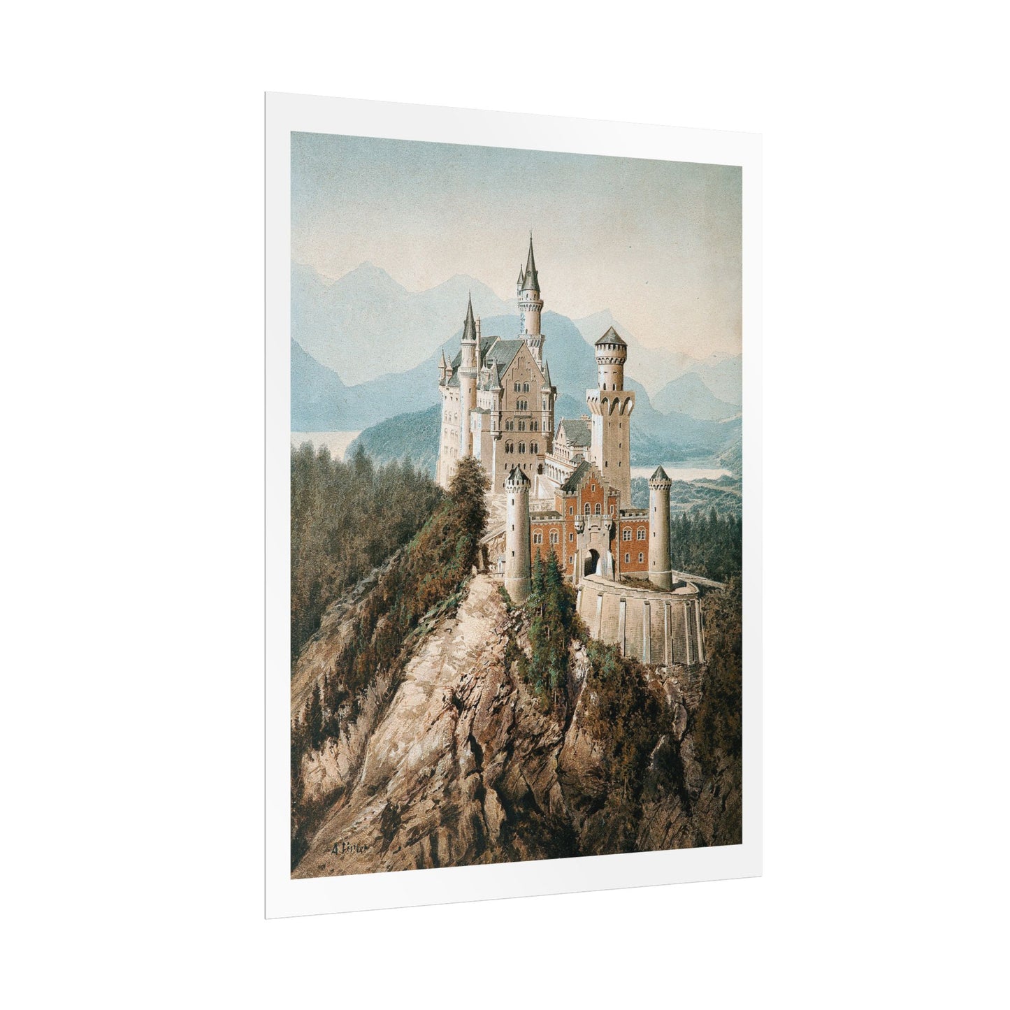 Adolf Hitler: Neuschwanstein Castle (1914)