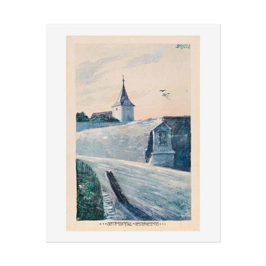 Egon Schiele: Gertrudenkapelle in Klosterneuburg, c. 1907